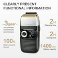 thumbnail image 5 of Falleo Clearance Bald Head Shaver Barber Clipper Electric Razor for Men Foil Shaver Cordless LED Display Professional Barber Clipper, 5 of 5