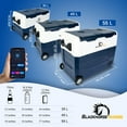 thumbnail image 4 of 45L Car Refrigerator, Portable Freezer Car Fridge with WIFI APP Control & Dual Zone, 12/24V DC, -4℉-68℉ Electric Compressor Cooler, 4 of 9