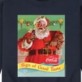 thumbnail image 3 of Coca-Cola - Sign of Good Taste - Men's Long Sleeve Crew Fleece Sweatshirt, 3 of 5