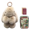 thumbnail image 1 of Holiday Keychain Navidad Con Buque Conejo para Cumpleaños Pascua, 1 of 9