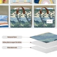 thumbnail image 4 of Yayeee Foldable Storage Basket for Shelves with Handles Waterproof Cloth Bins, Retro Tree, 4 of 7