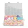 thumbnail image 3 of Letter Beads Kit, Bracelets Making Beads Kit Colorful Fadeless 2100pcs Beads  for Making Necklaces for Christmas Decoration, 3 of 8