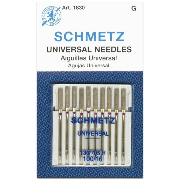 SCHMETZ Universal Sewing Machine Needles, Size 100/16