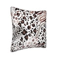 thumbnail image 2 of ZNDUO Square Home Decorative Throw Pillows, Corduroy Vintage Abstract Animal Texture Pattern Couch Pillows, Throw Pillows for Bed, 20"x20", 2 of 8