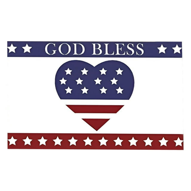 16x24 Inch on July 4th Patriotic Independence Day Welcome Doormat Memorial Day Outdoor Doormats Decorative Welcome Mat Front Door Mat Indoor Entrance Spring Decor for Indoor or Outdoor Use