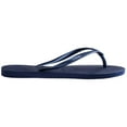 thumbnail image 4 of Havaianas Kids Slim Flip Flops - Kids' Summer Sandals for Boys & Girls - Navy Blue, 2Y big kid, 4 of 6