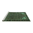 thumbnail image 2 of Ahgly Company Machine Washable Indoor Rectangle Persian Turquoise Blue Traditional Area Rugs, 4' x 6', 2 of 4