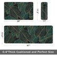 thumbnail image 2 of Kitchen Mats for Floor Cushioned Anti Fatigue Mats for Kitchen Floor Green Kitchen Floor Mat Memory Foam Boho Kitchen Rugs Luxury Kitchen Runner Kitchen Rugs Sets of 2, 17.3x28 + 17.3x47, 0.4 inches, 2 of 6