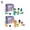 Dog+Lion, variant on Animal Soft Glue Digital Color Cognitive Building Blocks Toy Y1 Educational