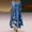 Blue, variant on HKEJIAOI Womens dress Women Casual Floral Print Dress V-Neck Long Sleeve Irregular Loose Long Dress Savings Clearance Blue