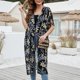 thumbnail image 3 of Cárdigan para Mujer Frente Abierto Boho Ropa de Ropa de Playa Cubiertas Cárdigan Ligero Y Transpirable Gasa Larga Protección Solar Cárd El 110x80cm Yinane Rebeca de verano, 3 of 8