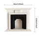 thumbnail image 3 of Xihbxyly Ventas de Liquidación 1:12 Casa de Muñecas En Miniatura Muebles de Simulación Chimenea Blanca, 3 of 7