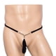 thumbnail image 4 of Hombres cómodos s Ropa interior Bragas de cintura baja Bolsa Negro Hugo tanga para hombre, 4 of 7