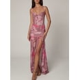 thumbnail image 6 of European and American Women's Clothing 2026 Sexy Strap Mesh Printed Resort Style Beach Dress Slim Fit Split Dress, 6 of 8