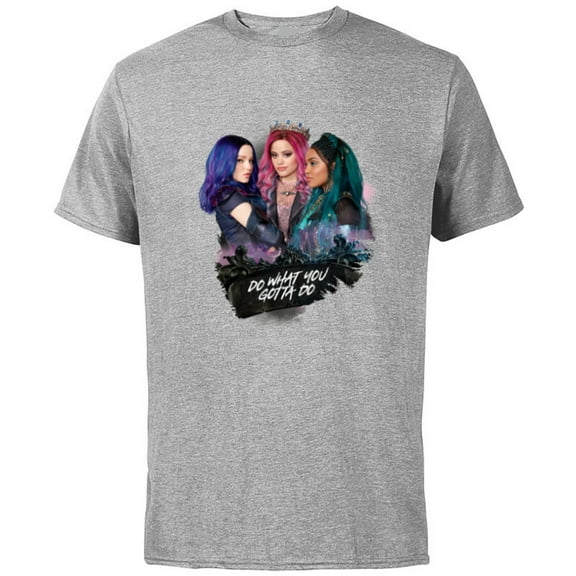 Descendants 3 Mal Uma Audrey Do What You Gotta Do - Short Sleeve Cotton T-Shirt for Adults -Customized-Athletic Heather