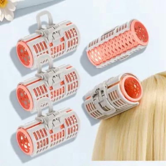 BESTOYARD 6Pcs Hair Styling Tool Multi Color Reusable Hair Curler Spring Clips for Fluffy Curls