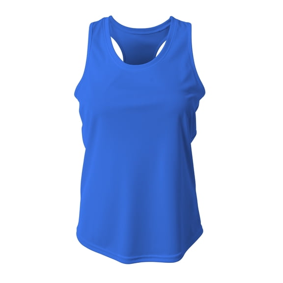 A4 NW1179 Womens Athletic Racerback Tank - Royal - L