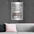 thumbnail image 6 of Luxe Metal Art 'Cow Welcome to Our Farm' by Lori Deiter, Metal Wall Art, 24"x36", 6 of 9