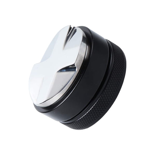 VIGIND Distribuidor de cafe de 58 mm, herramienta de distribucion de espresso, herramienta de martillo de polvo de cafe, 4 pendientes en angulo ajustable de palma, herramienta de nivelador VIGIND NA