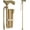Luxury Gold, variant on Switch Sticks Walking Cane for Men or Women, Foldable and Adjustable from 32-37 Inches, FSA and HSA Eligible, Luxury Plain Gold