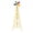 Yellow, variant on Ktaxon 6.2FT Outdoor Windmill with Trellis Ground Stakes Metal Garden Decor, Yellow