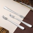 thumbnail image 2 of 1 Set 4Pcs Stainless Steel Meat Forks Barbecue Serving Forks (Assorted Color), 2 of 9