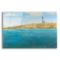 thumbnail image 1 of Epic Art 'Lighthouse Seascape II' by James Wiens, Acrylic Glass Wall Art, 36"x24", 1 of 8