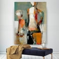 thumbnail image 5 of Character back, black back acrylic abstract oil painting, original male figure oil painting, modern wall art, elegant art,203*152cm (80*60) inches,stretched + black frame, 5 of 5