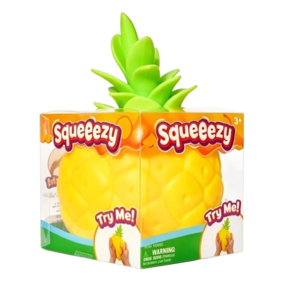 Pineapple Squishy Block - 2.76 Inch Extra Large Squishy Squeeze Pineapple Ball,Realistic Slow Rising Food Fidget for Stress Relief & Anxiety Relaxation