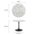 thumbnail image 5 of Lippa 40" Round Terrazzo Dining Table, 5 of 8
