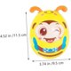 thumbnail image 2 of 11.5*9.5cm vaso de abeja amarillo Vaso de juguete para niños Vaso de juguetes para muñecas Juguete de desarrollo temprano Cochecito de bebé Anillo de vaso infantil Plástico incorporado para niños peq, 2 of 5