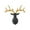 A, variant on Home Larger Faux Deer Head, Dienrx 3D Stag Head Sculpture Wall Hanging Deer Statue Animal Head Artwork Decoration for Home Gallery Studio