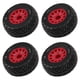thumbnail image 4 of Juego de Neumáticos para Autos RC Amortiguación Fuerte 1:10 Neumáticos para Camiones Cortos Neumáticos para Camiones RC Estables Y ágiles Accesorios para Autos RC ANGGREK  Otros, 4 of 8