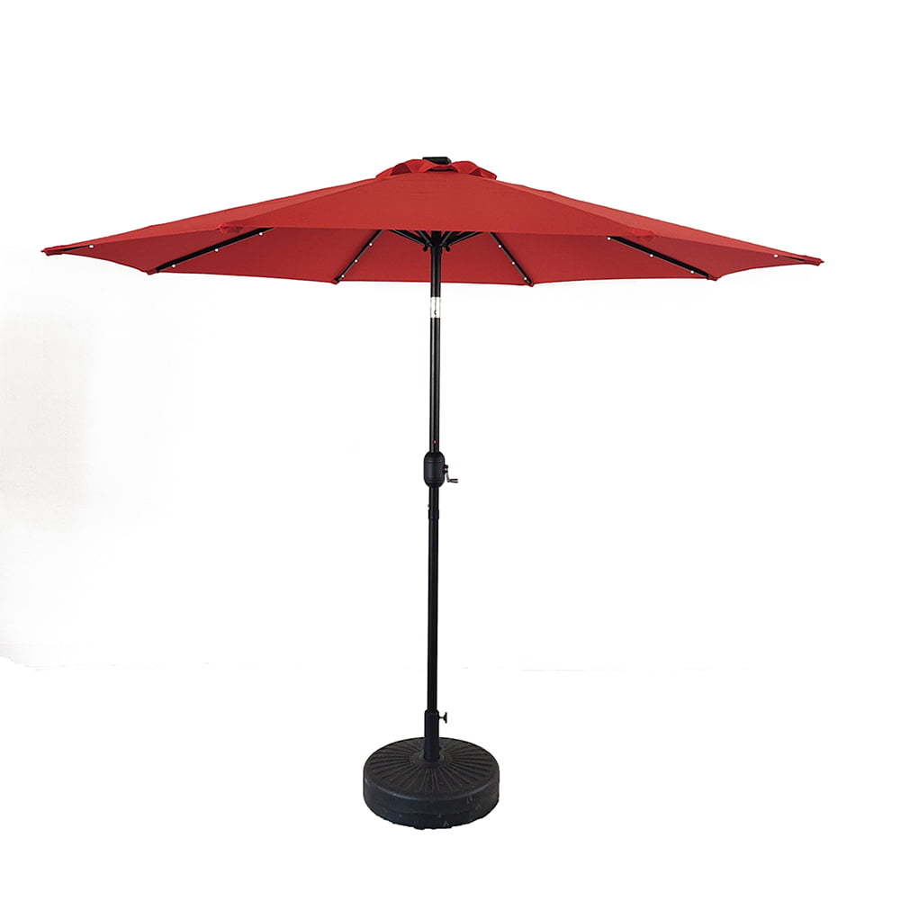 Veryke 9' Patio Umbrellas, Hanging Patio Table Umbrella, Waterproof Folding Sunshade with 32
