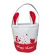 thumbnail image 1 of Cesta de Pascua para guardar cosas, cesta de lona vacía con asas, bolsas plegables para ropa y juguetes, color rojo, 1 of 6