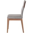 thumbnail image 4 of Manhattan Comfort Chaise d'Appoint Duc en Gris et Marron (Lot de 2), 4 of 8
