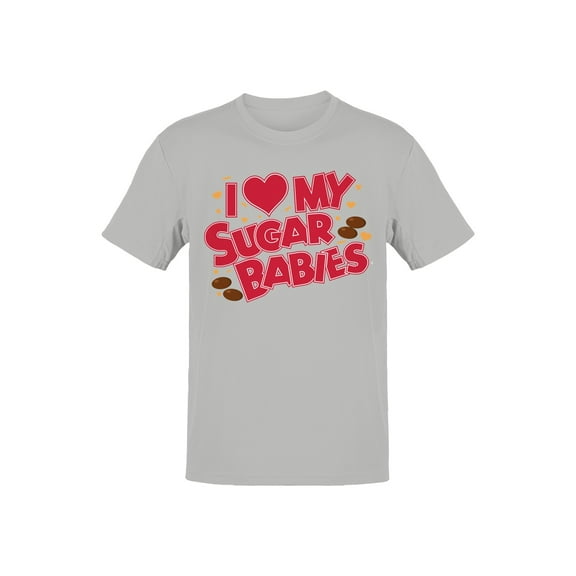 Officially Licensed Sugar Babies I Love My Sugar Babies Candy Men's T-shirt