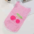 thumbnail image 6 of NIBOLOG Pet Shirt Cartoon Animal Pattern Fruit Printing Stripe Pet Dog Sleeveless Coat Clothes for Home Wear, 6 of 8