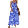thumbnail image 1 of Azulejos portugueses. Vestido sin mangas para mujer, novedades 2024, vestidos elegantes para mujer para boda, 1 of 7