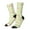 2 Black-2, variant on Rabbit With Tie Print Adult Socks for Men & Women,Calf Socks, Ankle Socks,Boots Socks,Breathable Casual Sock,Unisex Crew Socks