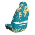thumbnail image 2 of Yiaed World Map With Landmarks Print Car Seat Covers,Universal Auto Seats Protector Fits for Car,SUV Sedan,Truck,Automotive Seat Covers & Accessories, 2 of 5