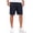 Navy Blue, variant on RICHCOIN Men's Linen Casual Classic Fit Short Drawstring Summer Beach Shorts with Pockets