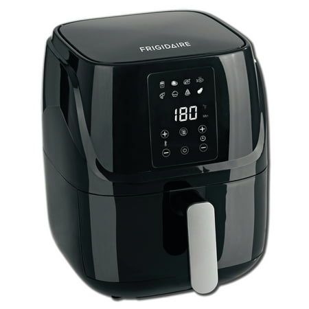 Frigidaire EAF383 3.1-Qt. (3-L) 1 300-Watt Digital Air Fryer with Nonstick Coating Grill Plate and Cooking Pot