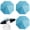 Sky Blue, variant on 4 Pack 27" Hands-Free Head Umbrella Hats for Adult | Vinyl Coating Sun Rain UV Shield Protection Umbrella Hat Waterproof Umbrella Cap for Outdoor Party, Fishing, Sun, Rain, Beach