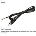 thumbnail image 3 of Uxcell RCA Male Plug Jack Connector Adapter to Bare Wire Open End  Video RCA Cable 4Pack, 3 of 5