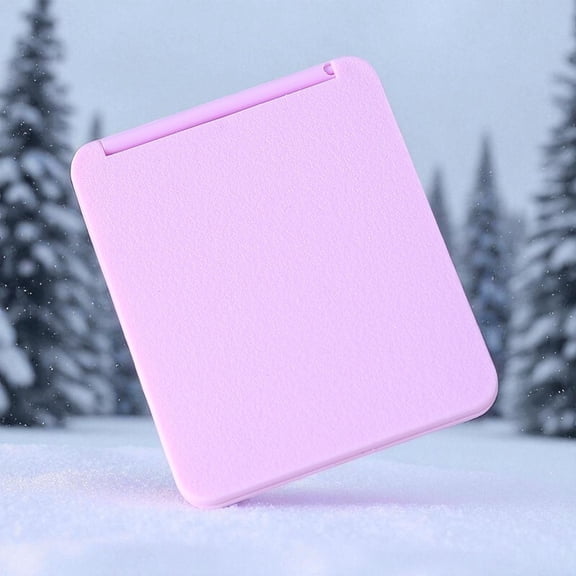 Portable Double Sided Square Makeup Mirror with Stand Travel Size