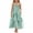 a-201Light Blue66, variant on Girls Kids Square Neck Tie String Spaghetti Strap Solid Color Multi Tiered Ruffle Hem Loose Flowy Casual Summer Swing Dress For Little Girl Classic Dress 16 Years