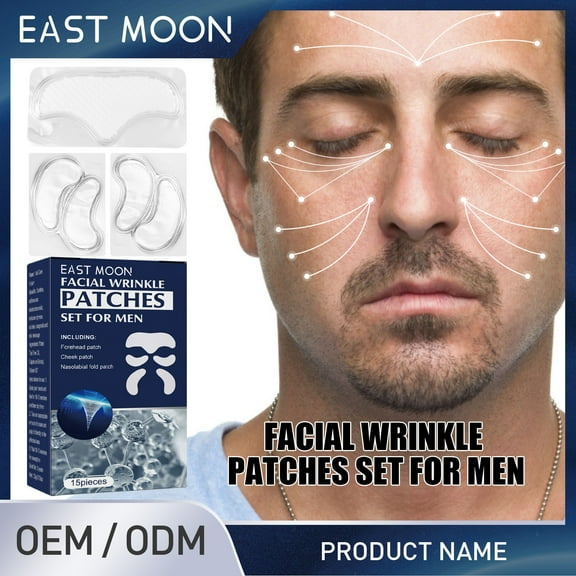Facial Wrinkle Patches Set For Men 30ML