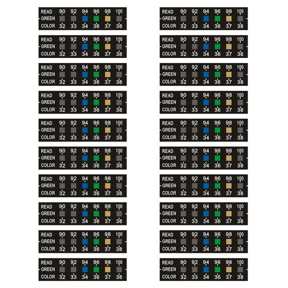 RABBITH 20x Temperature Strips Urine Testing Adhesive Temperature Strips for Fermenting Indoor Sticky Thermometer Strips