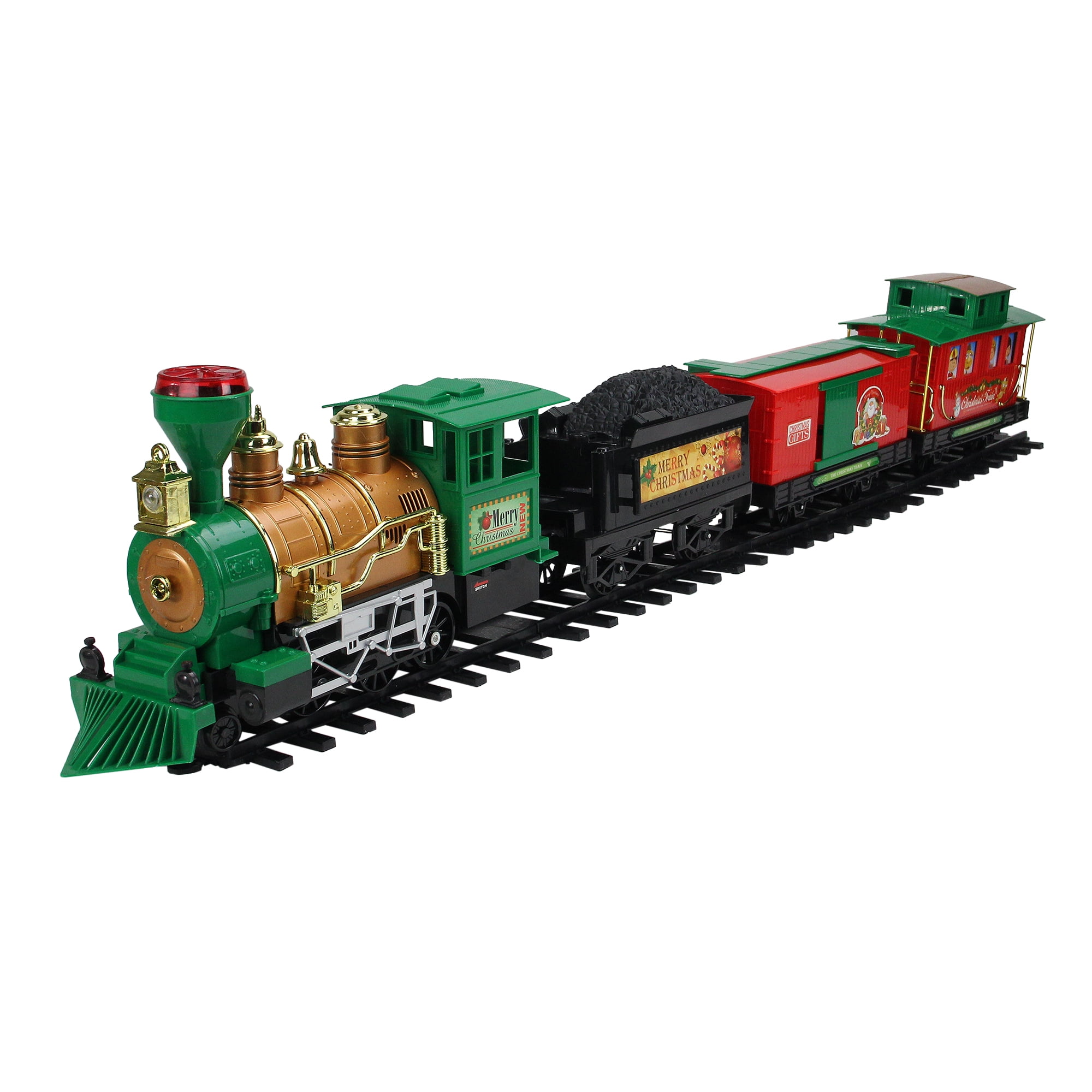 PMS Christmas Express Train Set Battery Operated with Realistic Sound & Lights,